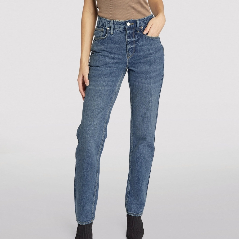 NWT good american good 90's icon high rise slim jeans